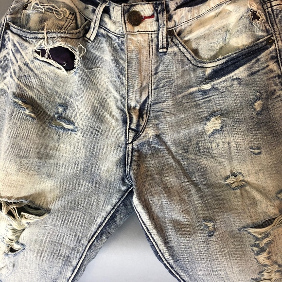 EXPRESS Men's Distressed Jeans "Zach" - Picture 3 of 8